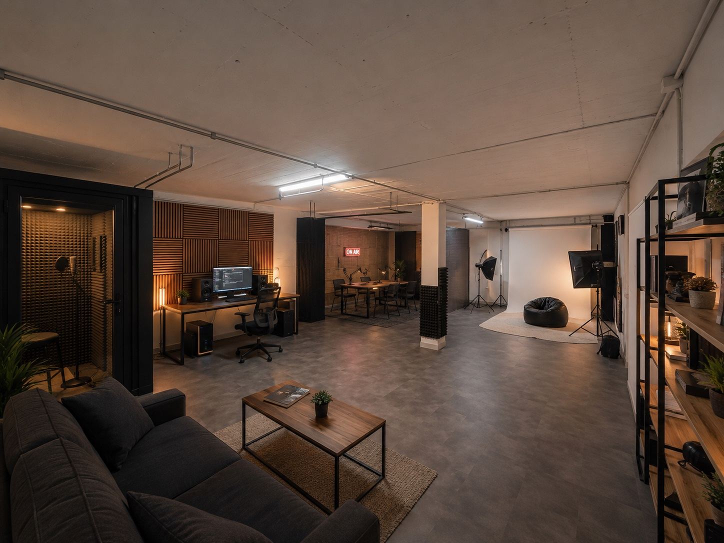 Interior of Atlas Studio in Geneva